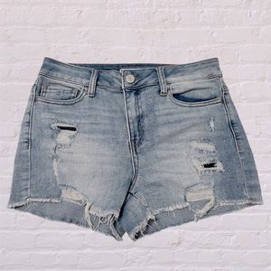 SO goods for life high rises hottie distressed shorts raw hem sz 9/29 W